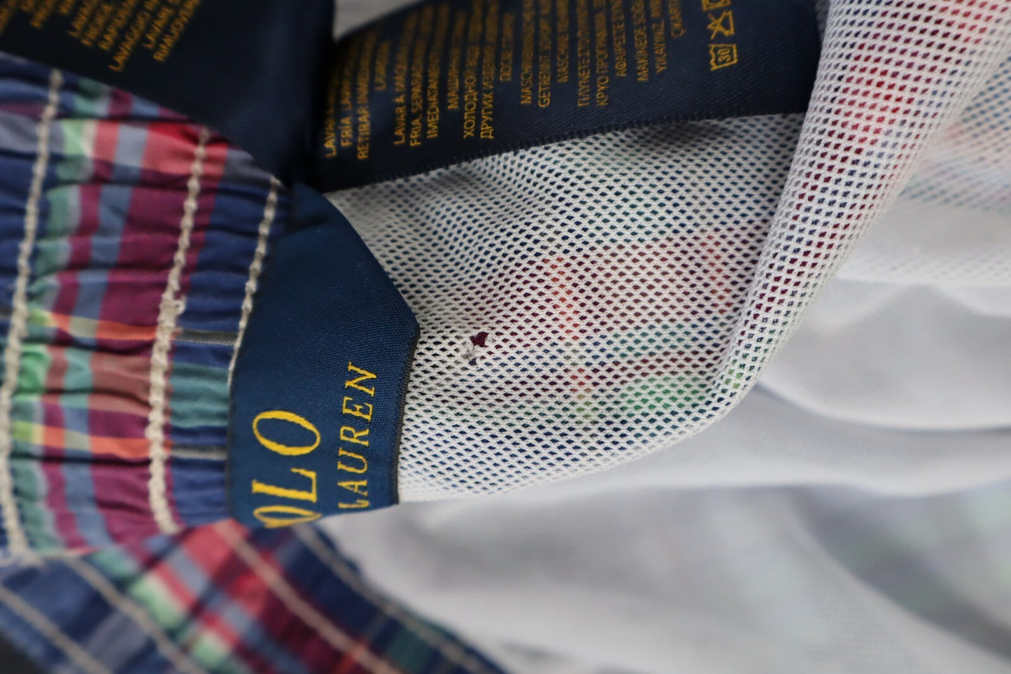 RALPH LAUREN COSTUME PANTALONCINO MARE UOMO TG L MEN SWIMSUIT VINTAGE CASUAL