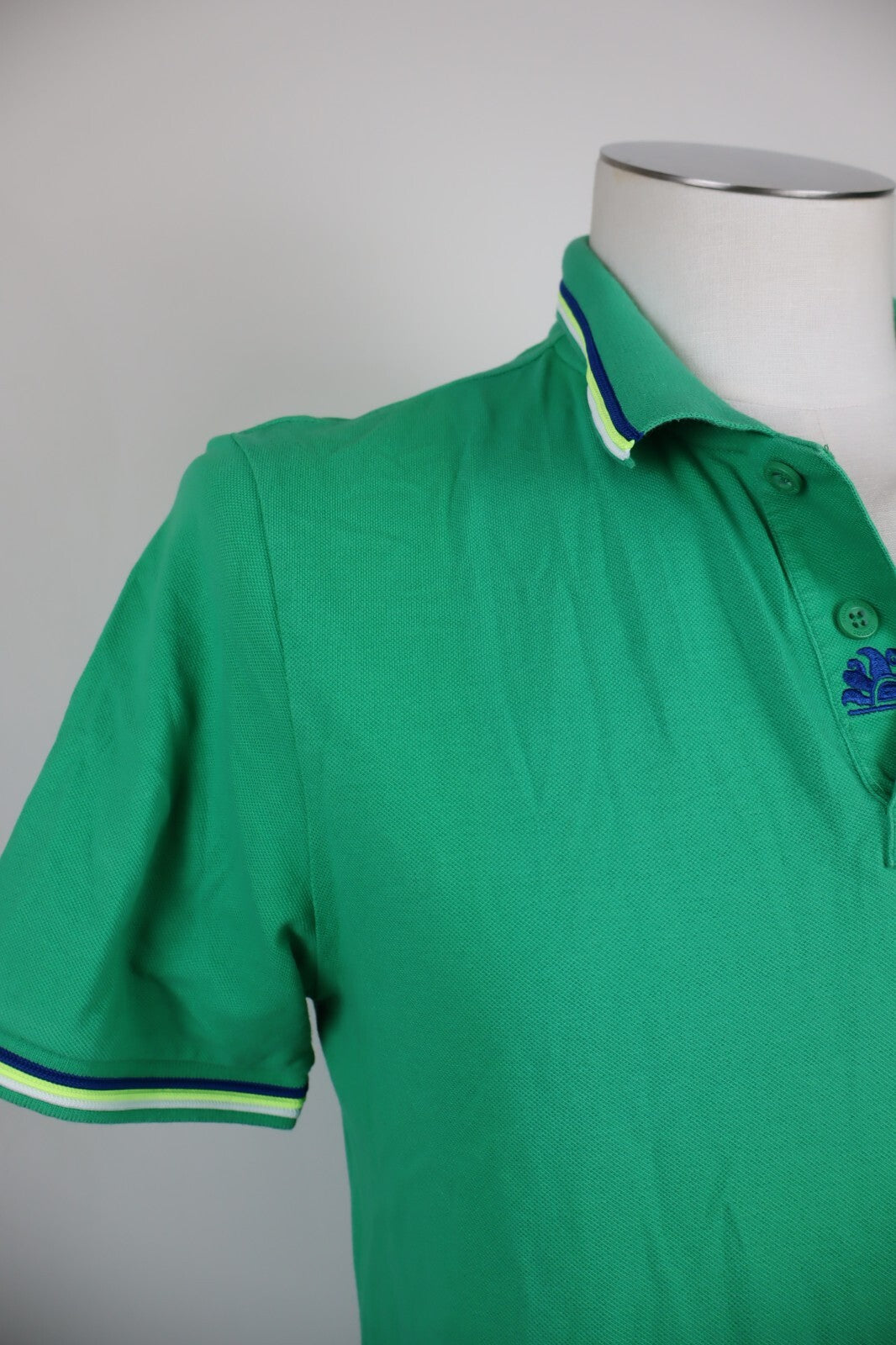 SUNDEK MAGLIA POLO UOMO COTONE TG. L MAN COTTON SHIRT CASUAL VINTAGE VERDE