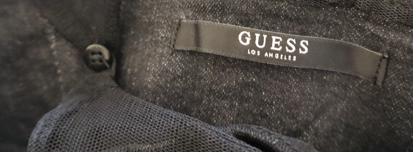 GUESS LOS ANGELES VESTITO ABITO DONNA TG. S WOMAN CASUAL VINTAGE DRESS CON TAG