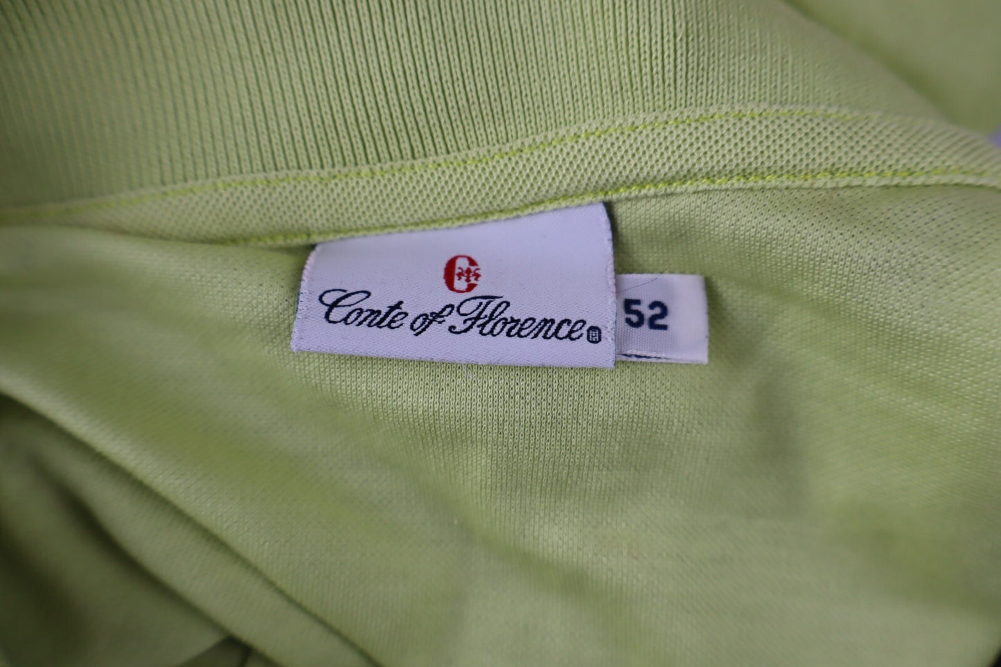 CONTE OF FLORENCE MAGLIA POLO UOMO TG. 52 MAN POLO SHIRT CASUAL VINTAGE COTONE