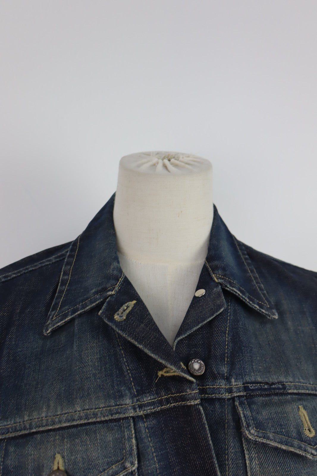 CALVIN KLEIN JEANS GIUBBINO DONNA Tg. S WOMAN CASUAL JACKET COTONE COTTON DENIM