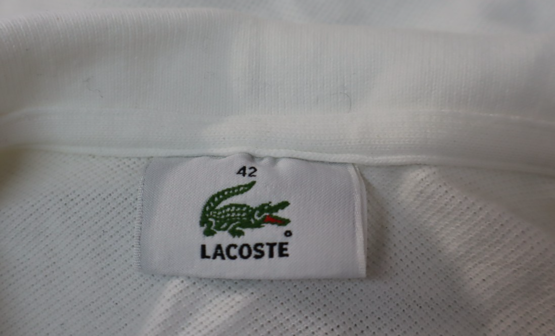 LACOSTE POLO SMANICATA MAGLIA DONNA COTONE 42 WOMAN COTTON SHIRT CASUAL VINTAGE