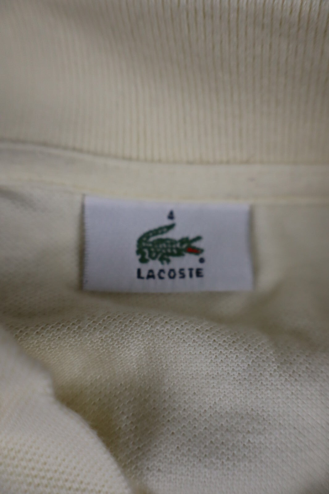 LACOSTE POLO MAGLIA UOMO COTONE TG. 4 MAN COTTON SHIRT CASUAL VINTAGE COTTON
