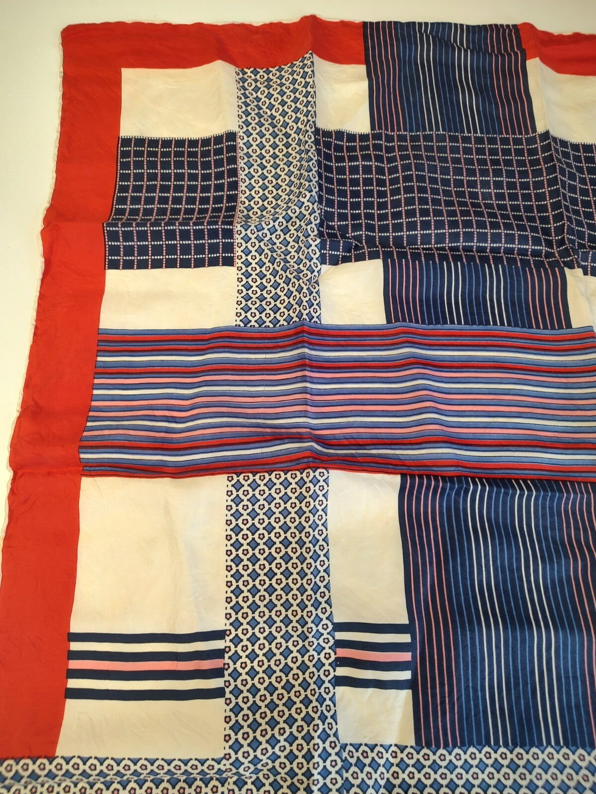 JEAN DULEOIS FOULARD 100% SILK SETA SCARVES SCARF SQUARE MADE ITALY