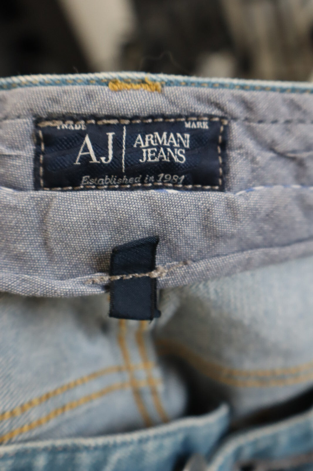 ARMANI PANTALONCINO DENIM JEANS DONNA TG 46 WOMAN VINTAGE SHORTS COTONE