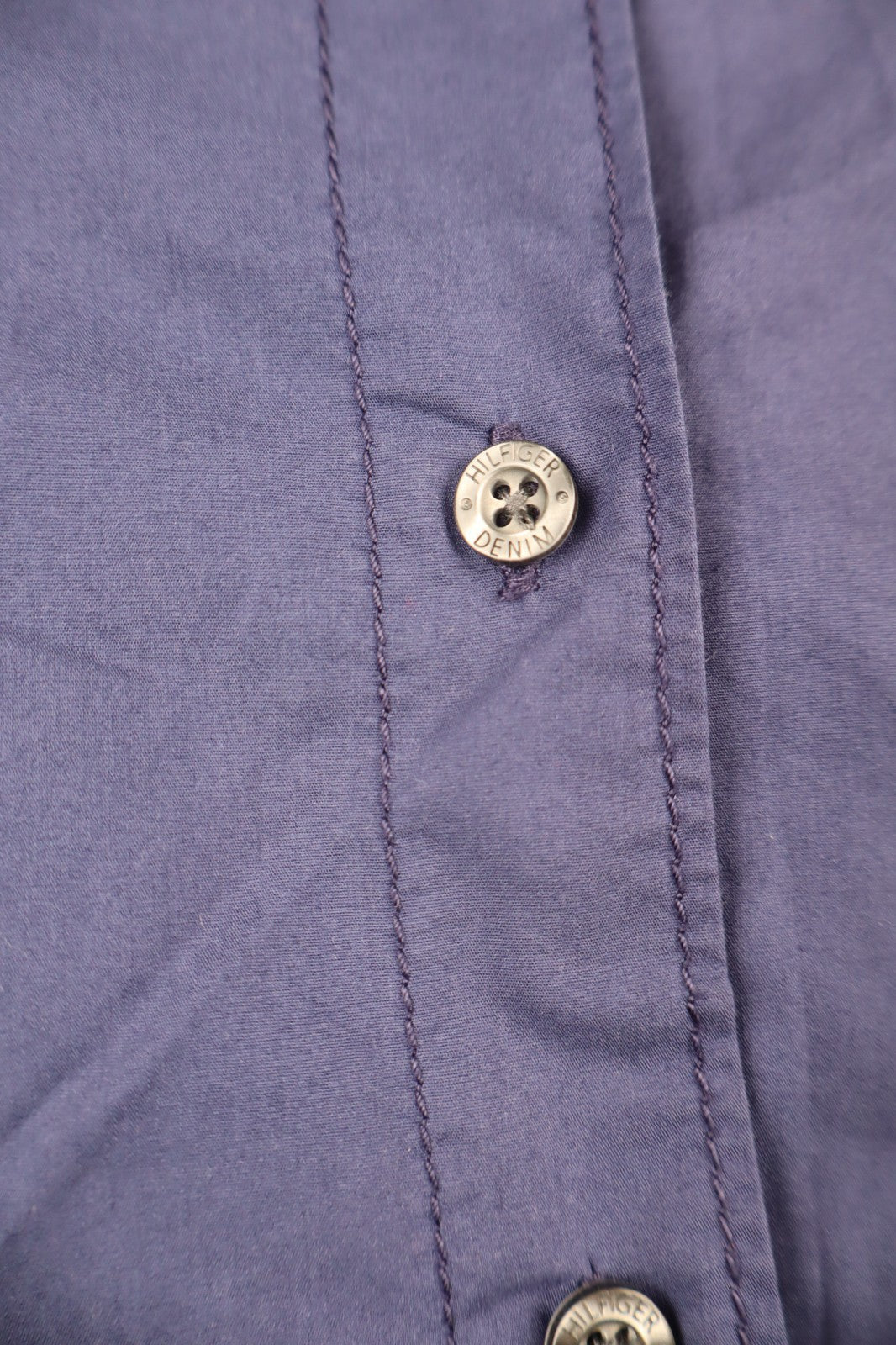 TOMMY HILFIGER DENIM DONNA TG L WOMAN SHIRT CASUAL VINTAGE COTONE COTTON LOGO