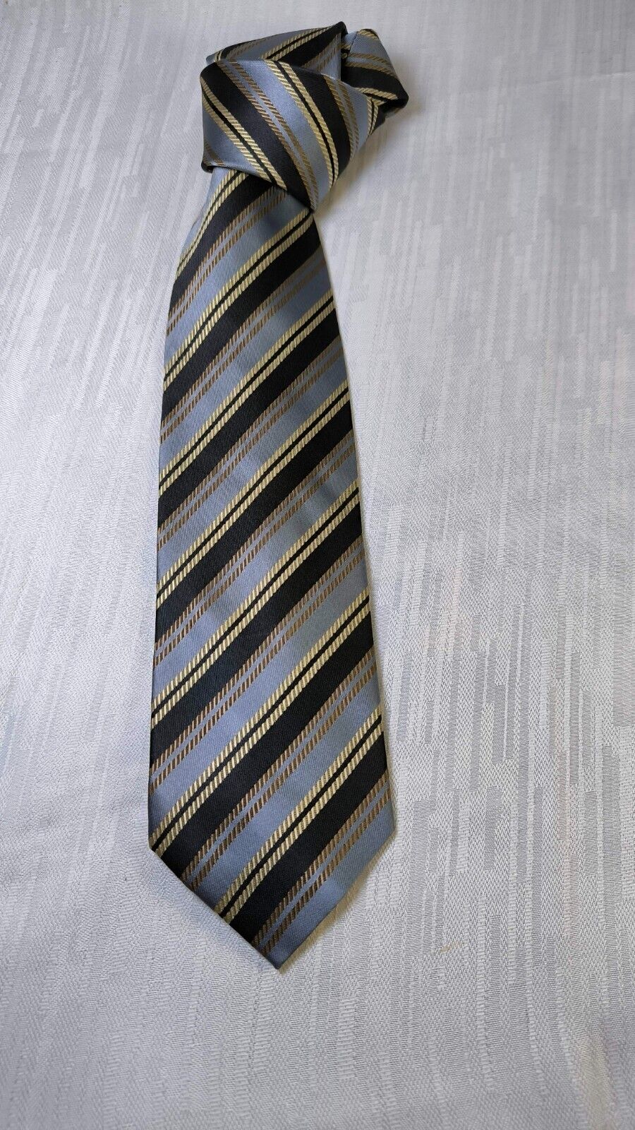 A.BASILE 100% SILK TIE SETA CRAVATTA SELF TIPPED NECKTIE MADE ITALY