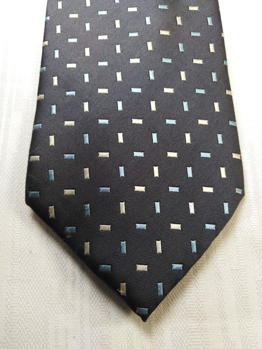 ANTONIO BASILE  SILK TIE SETA CRAVATTA NECKTIE ITALY SELF TIPPED
