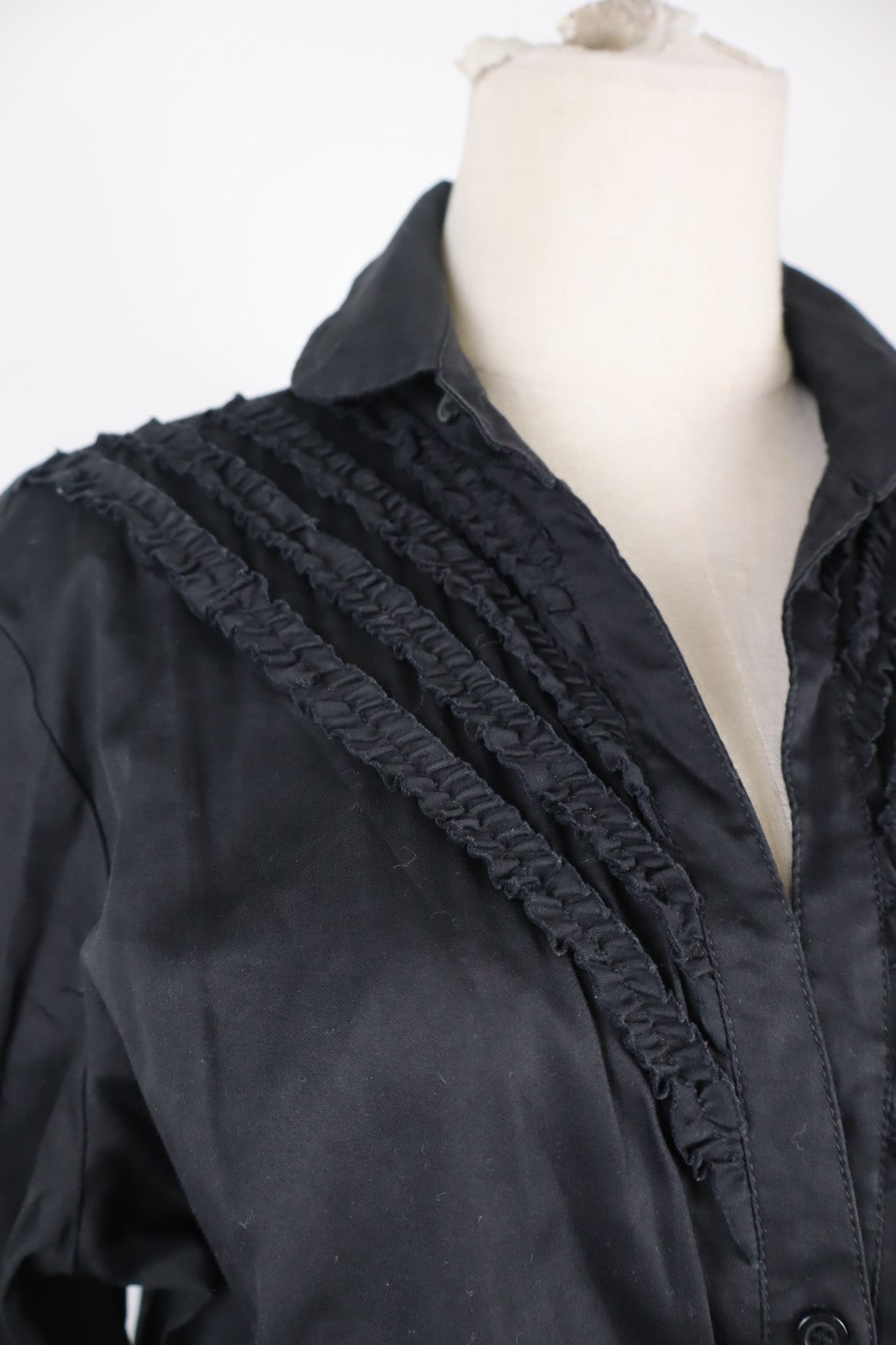 NEWPENNY CAMICIA MANICA LUNGA DONNA TG. 48 WOMAN SHIRT CASUAL VINTAGE COTONE