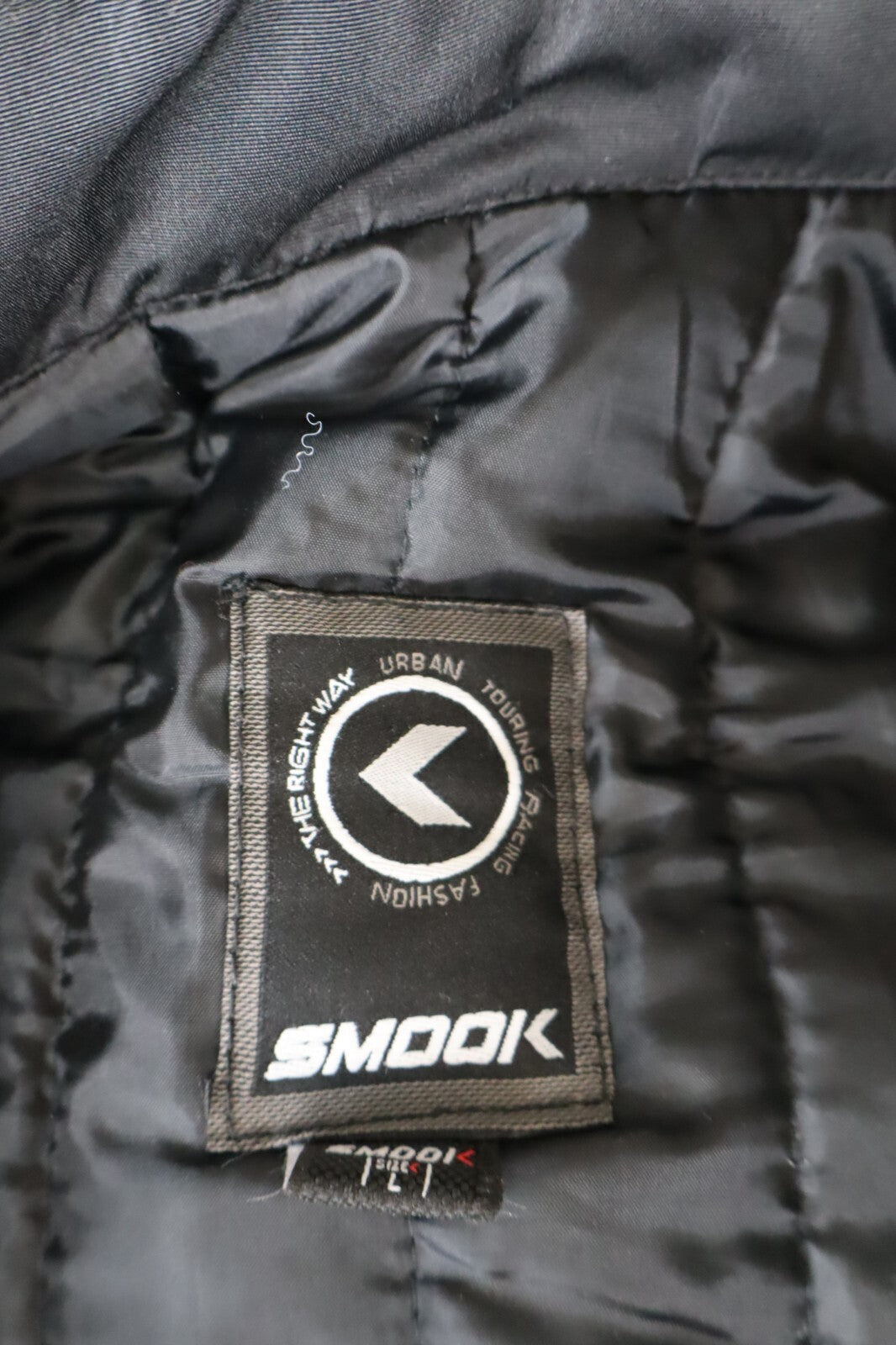 SMOOK GIUBBINO MOTOCICLISTA IMBOTTITURA REMOVIBILE PROTEZIONI UOMO L MAN JACKET