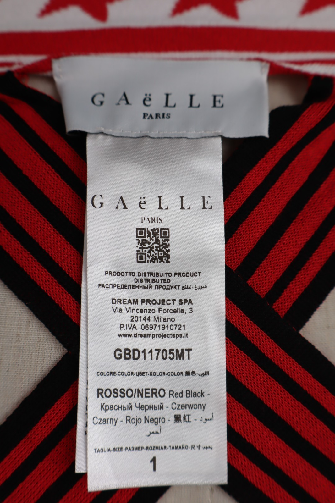 GAELLE MAGLIA DONNA TG. 1 WOMAN CASUAL VINTAGE TOP INCROCIO ELASTICO STELLE