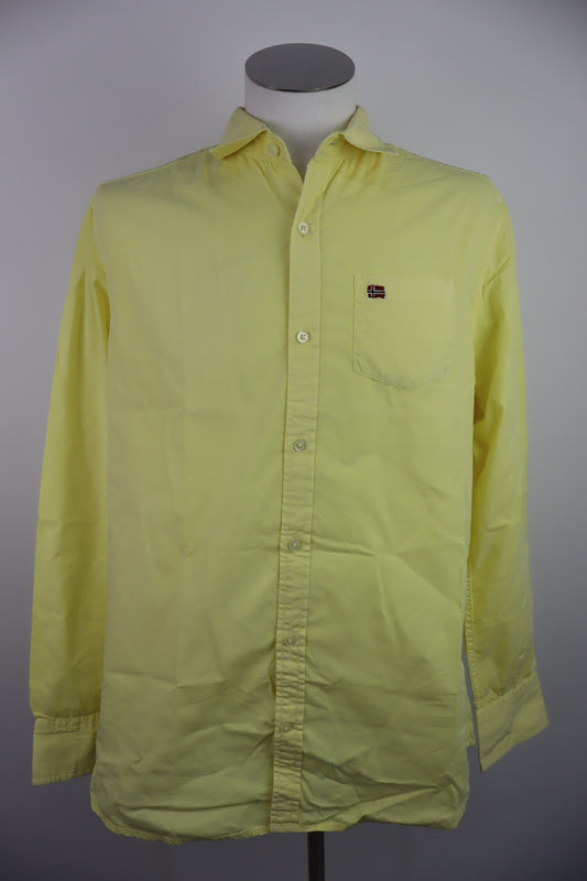 NAPAPIJRI CAMICIA SHIRT UOMO Tg L MAN VINTAGE CASUAL COTONE COTTON