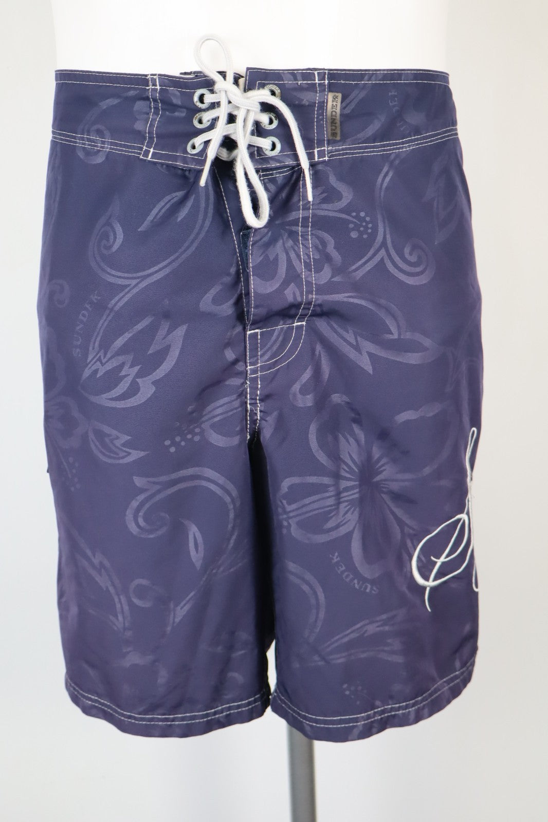 SUNDEK COSTUME PANTALONCINO MARE UOMO TG 34 MEN SWIMSUIT VINTAGE CASUAL