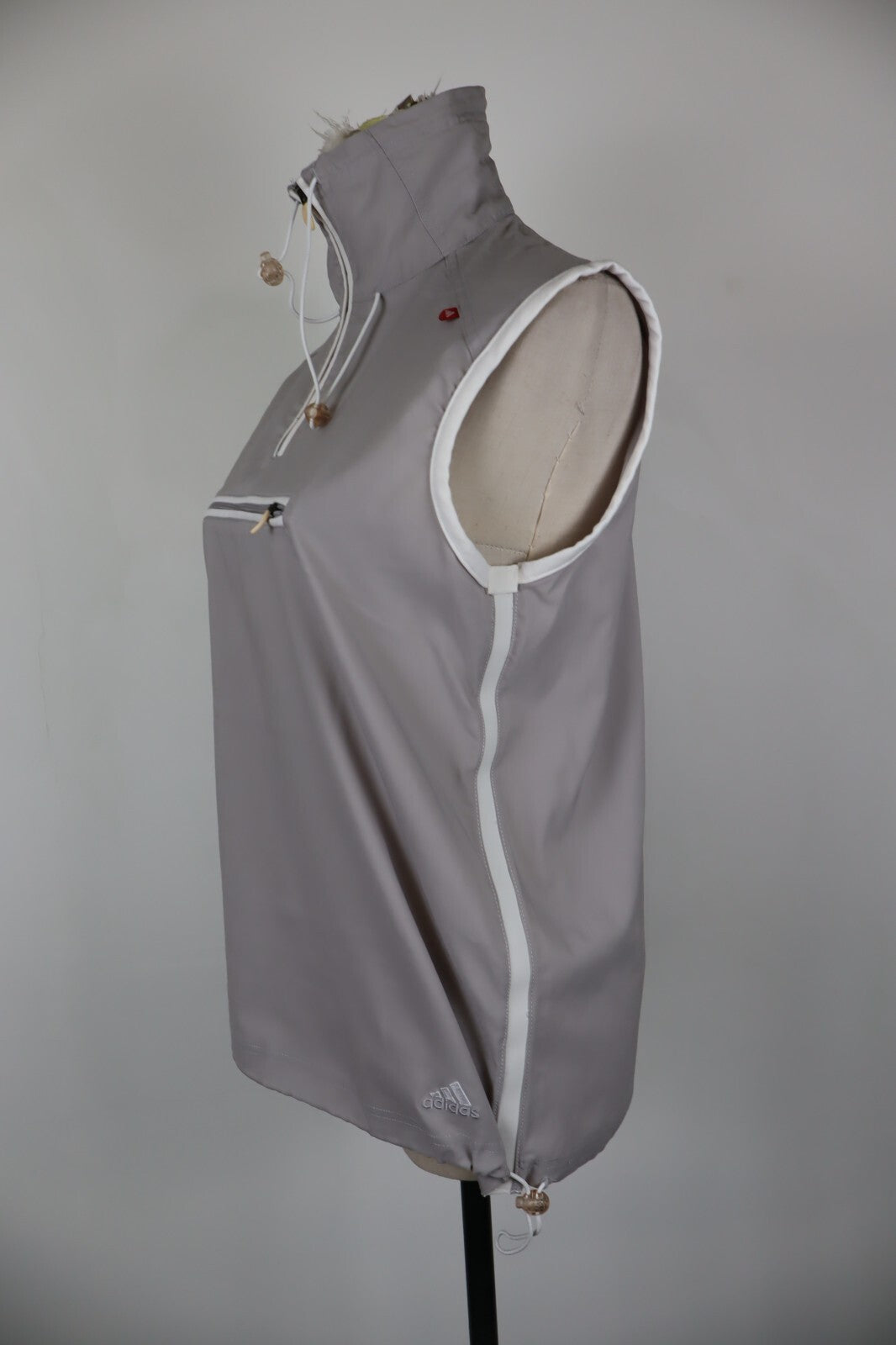 ADIDAS GIUBBINO SMANICATO GILET DONNA TG 42 WOMAN CASUAL JACKET VINTAGE