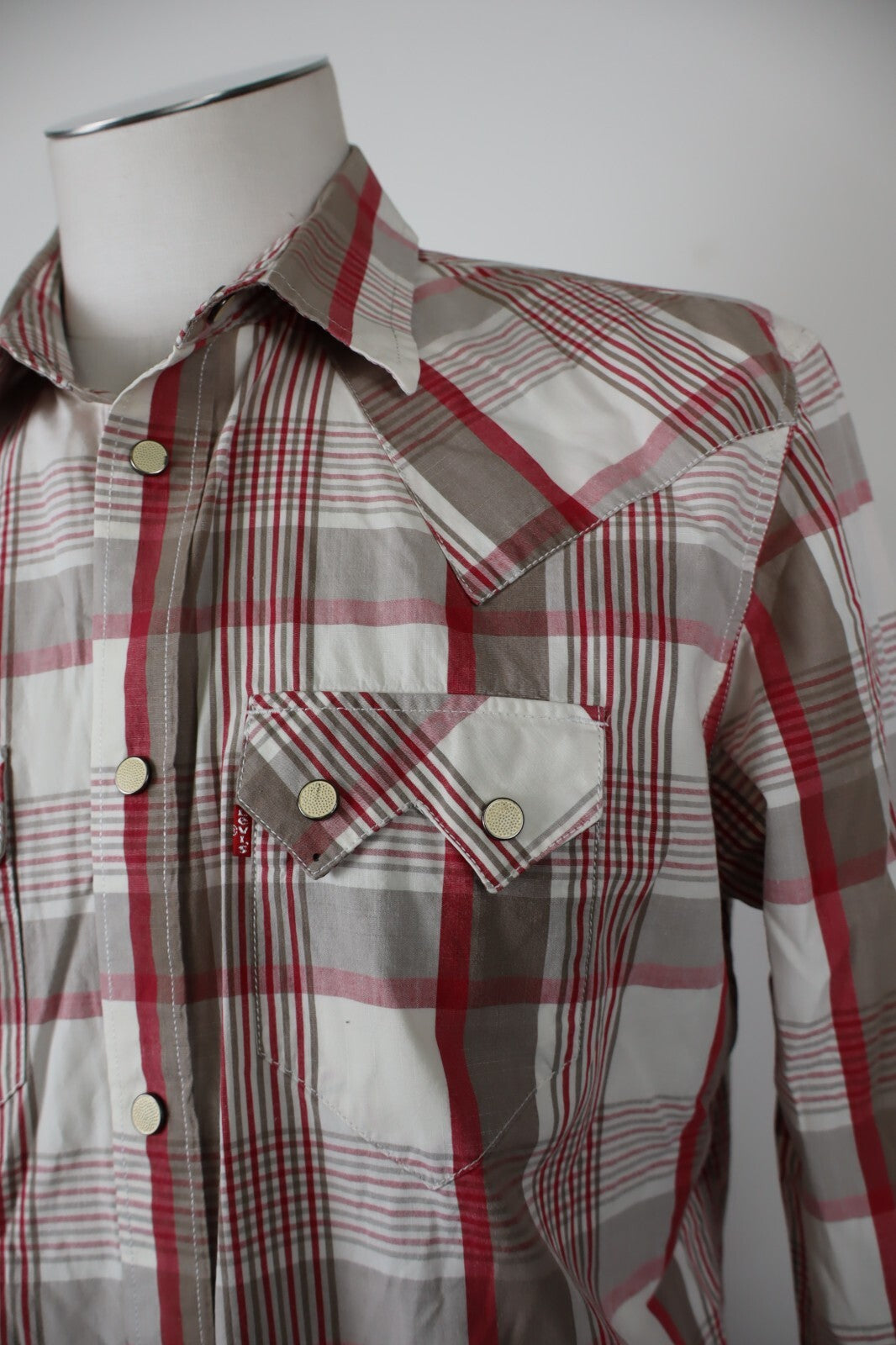 LEVI STRAUSS & CO CAMICIA SHIRT UOMO Tg L MAN VINTAGE CASUAL COTONE COTTON