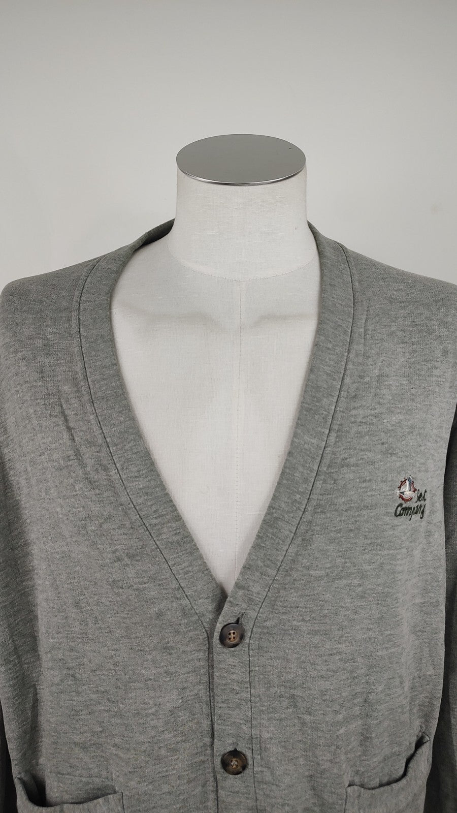 BEST COMPANY MAGLIONE CARDIGAN VINTAGE COTONE UOMO Tg. S MAN SWEATER CASUAL
