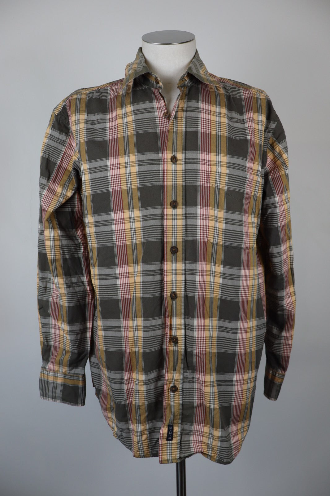 GANT CAMICIA UOMO COTONE COTTON TG. L MAN CASUAL VINTAGE SHIRT
