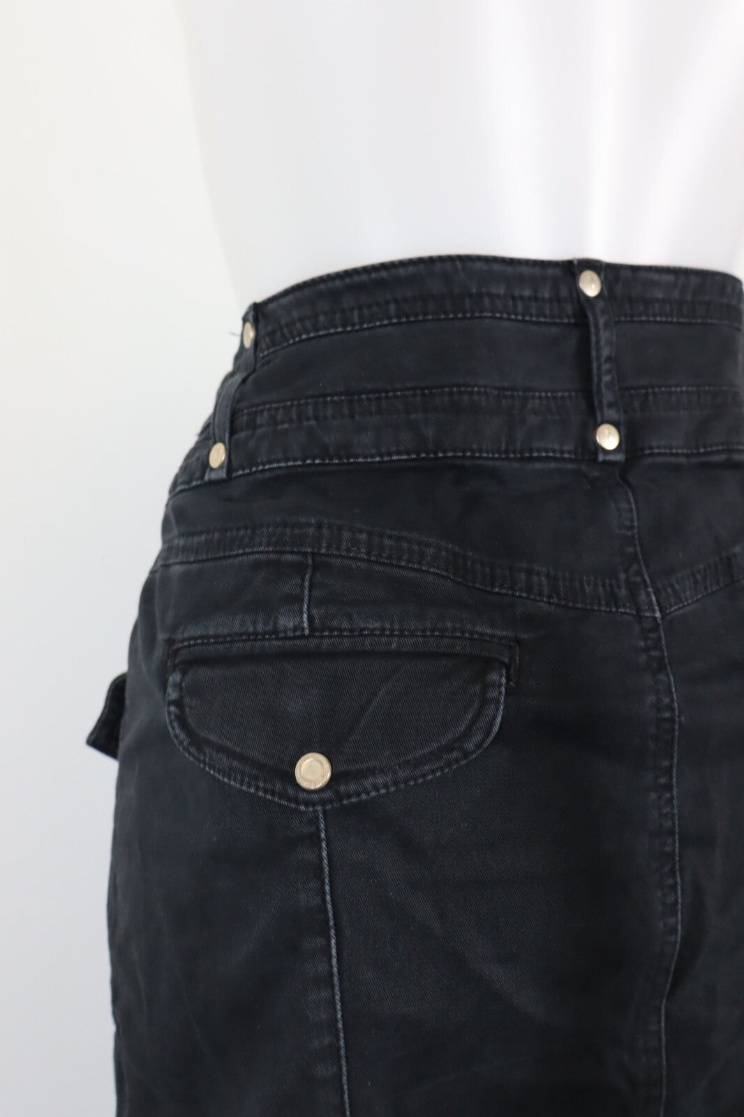 TRUSSARDI JEANS GONNA DONNA WOMAN SKIRT Tg. 44 CASUAL VINTAGE COTONE