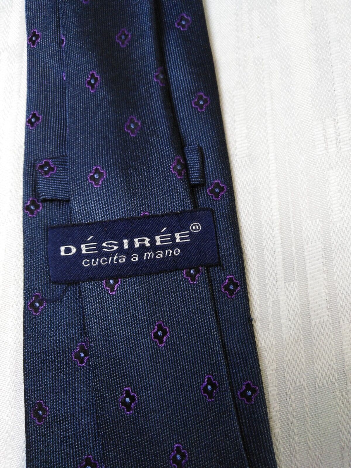 DESIREE NAPOLI 100%  SILK TIE SETA CRAVATTA NECKTIE MADE IN ITALY