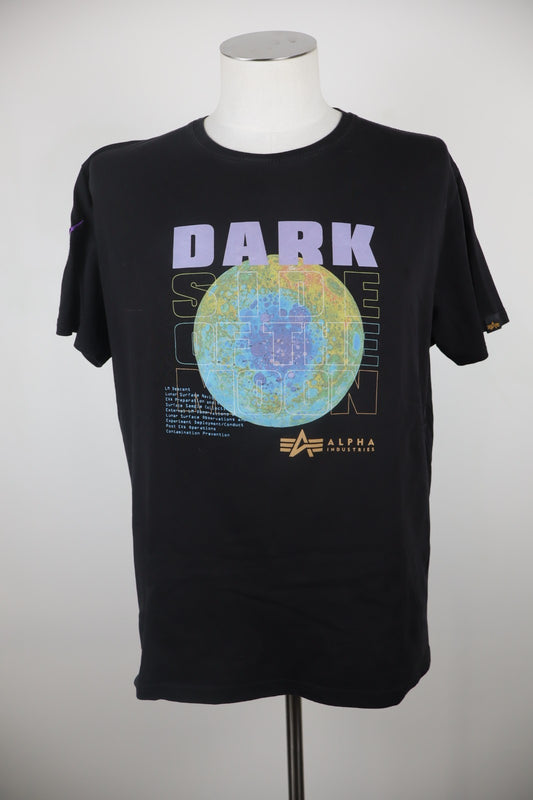 ALPHA INDUSTRIES NASA MAGLIA UOMO TG. XL MAN T-SHIRT CASUAL VINTAGE COTONE LOGO