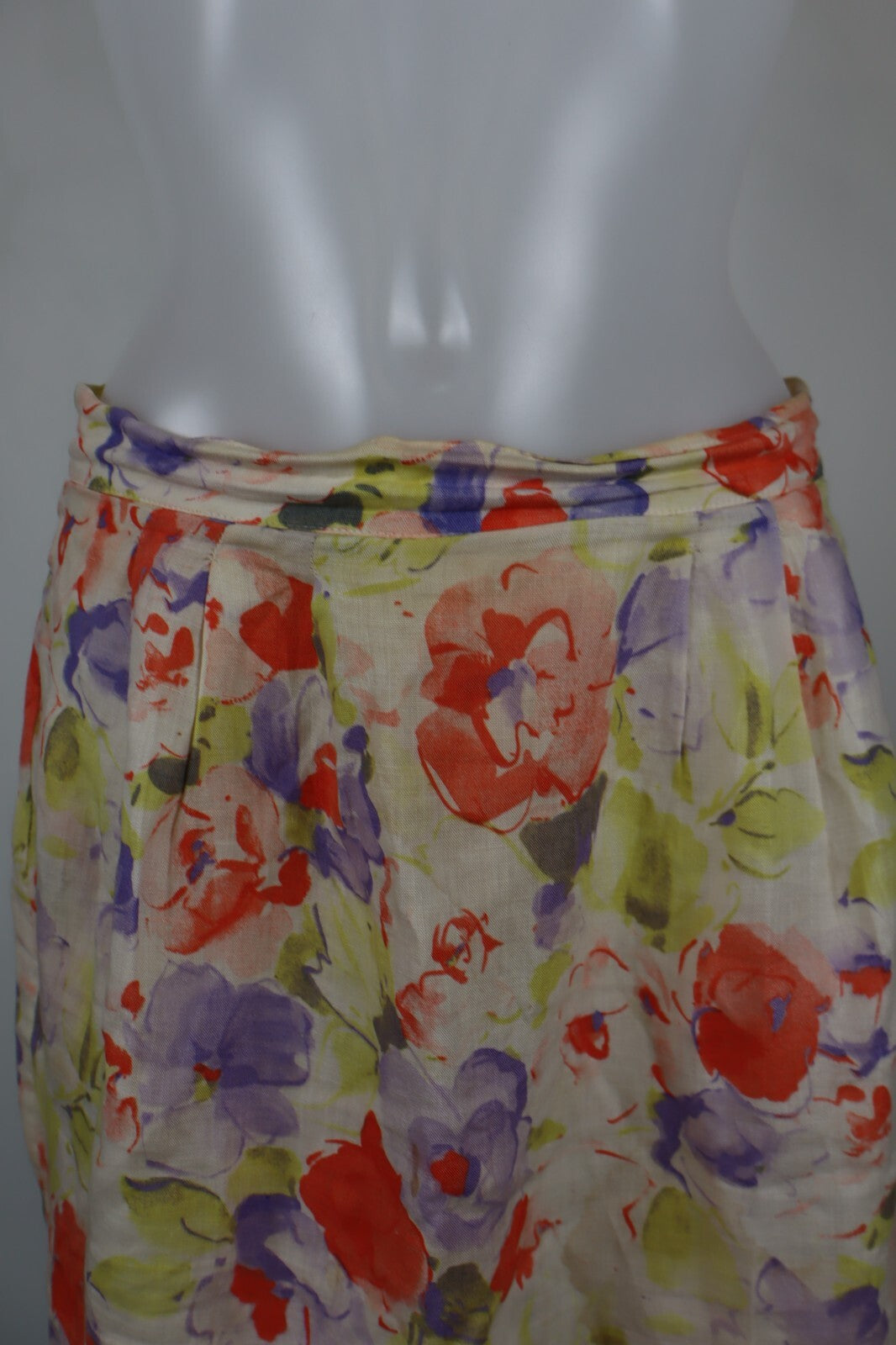 MAX MARA GONNA DONNA WOMAN SKIRT Tg. 46 VINTAGE CASUAL LINO