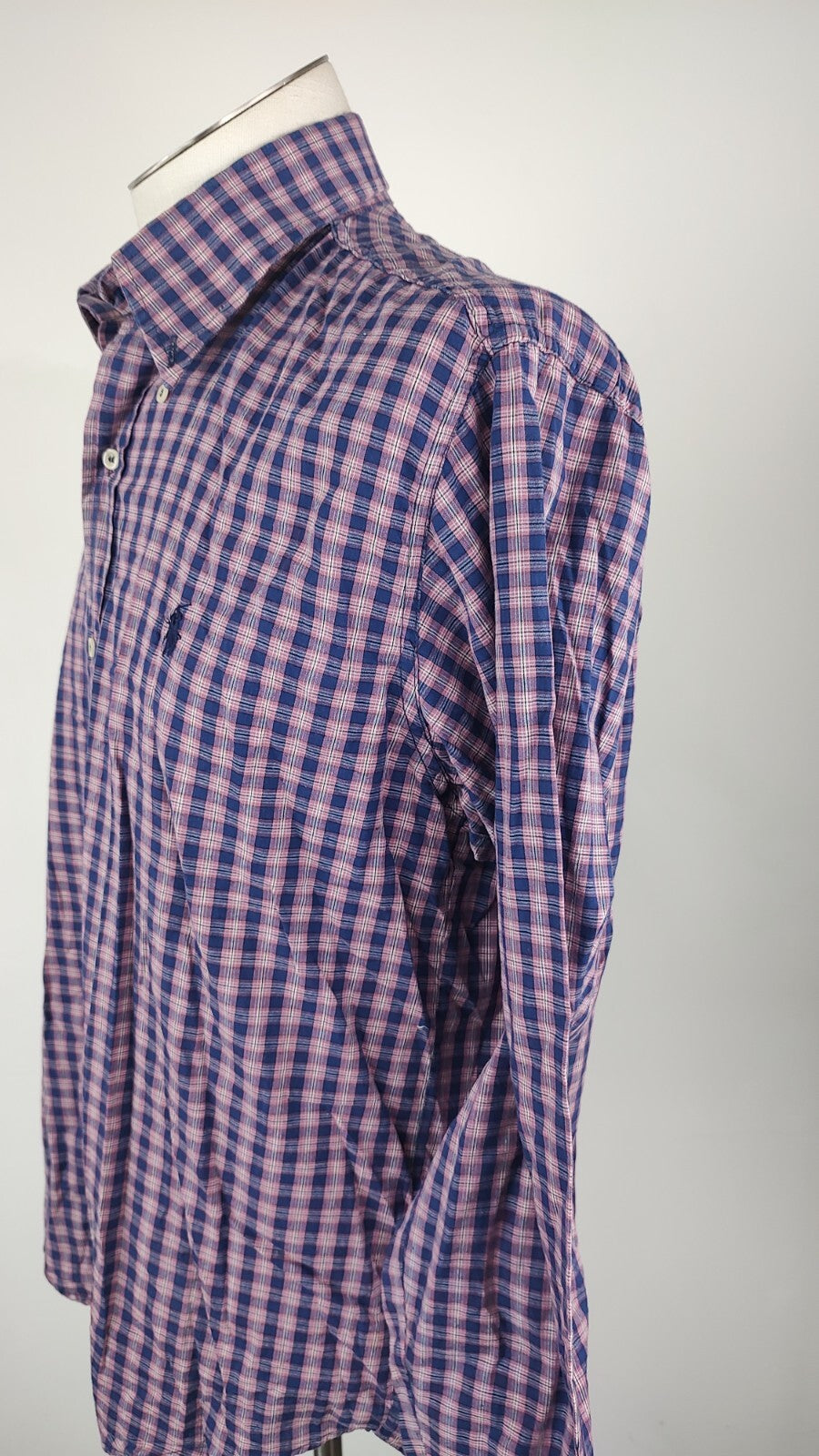 RALPH LAUREN CAMICIA UOMO COTONE TG. 15  MAN CASUAL VINTAGE SHIRT
