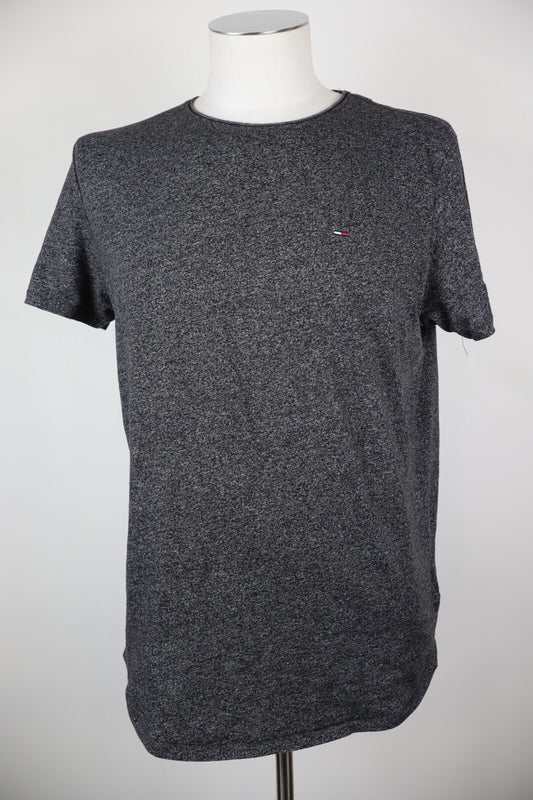 TOMMY HILFIGER JEANS MAGLIA UOMO TG L SLIM MAN T-SHIRT CASUAL VINTAGE COTONE