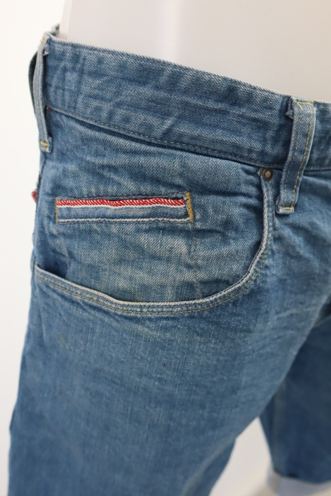 ARMANI PANTALONCINO DENIM JEANS DONNA TG 46 WOMAN VINTAGE SHORTS COTONE