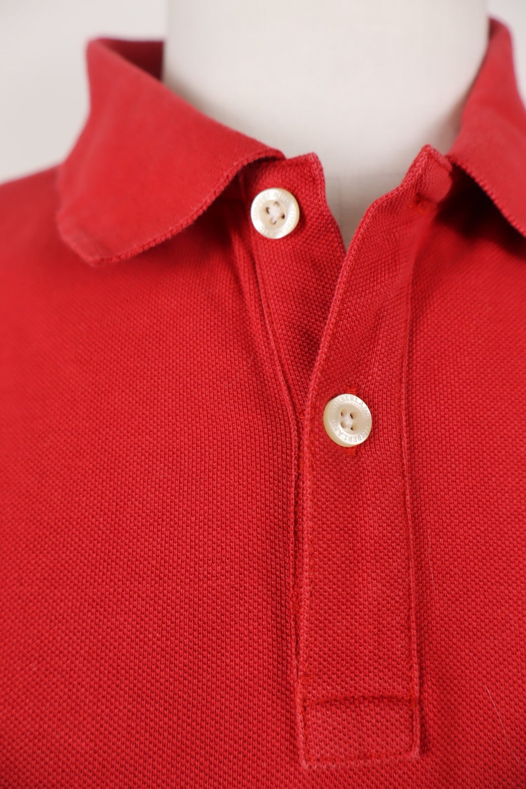 TIMBERLAND MAGLIA POLO COTONE UOMO TG L MAN T-SHIRT CASUAL VINTAGE COTTON LOGO