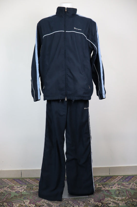 CHAMPION TUTA COMPLETA DUE PEZZI Tg. XL TRACKSUIT JACKET PANTS UOMO SPORT