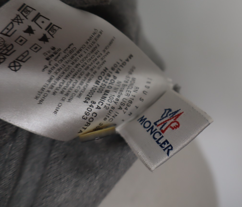 MONCLER POLO MAGLIA UOMO COTONE TG S MAN COTTON T-SHIRT CASUAL VINTAGE LOGO