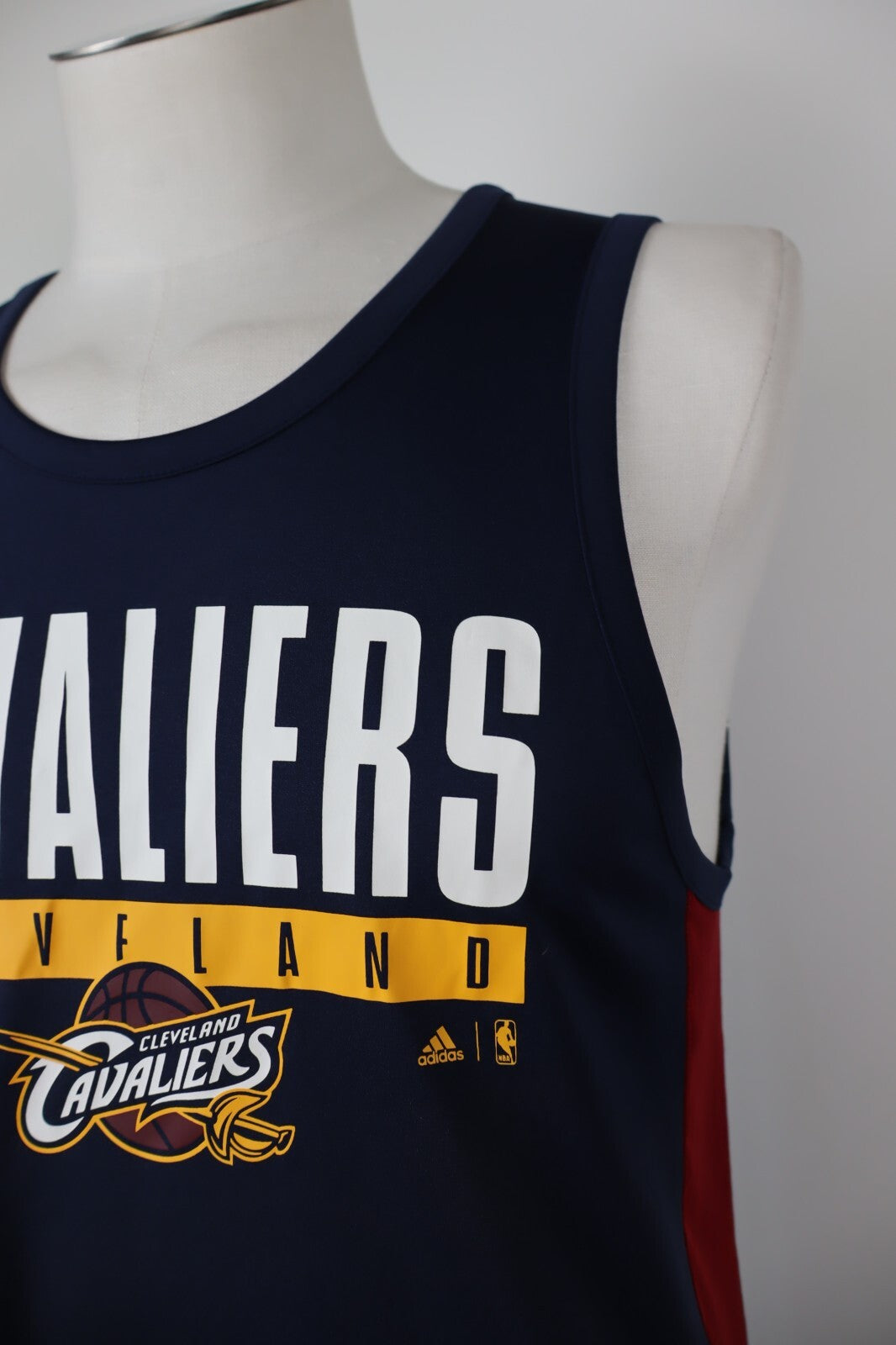 ADIDAS NBA CAVALIERS CLAVELAND CANOTTA BASKET T-SHIRT UOMO TG S SPORT