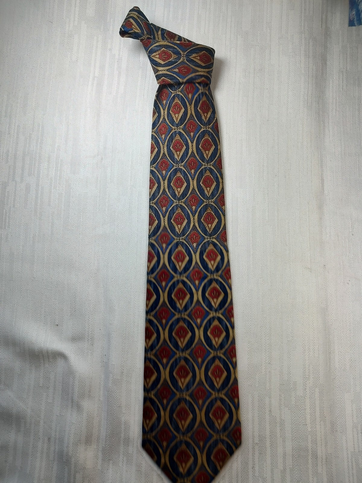 TINO COSMA 100% SILK TIE SETA CRAVATTA NECKTIE MADE IN ITALY CLASSIC