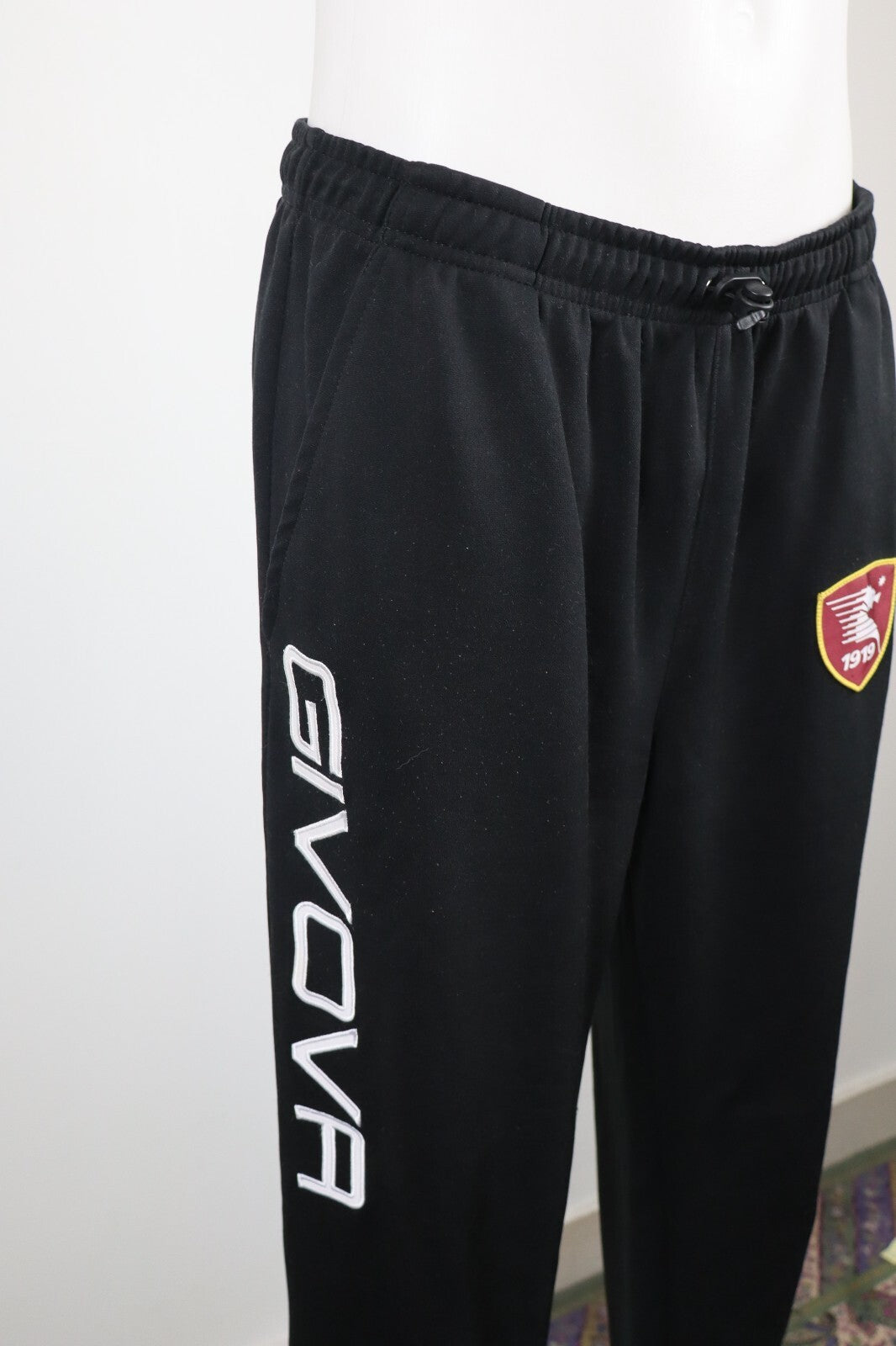 GIVOVA SALERNITANA PANTALONE CALCIO SPORT UOMO TG M VINTAGE MAN PANTS