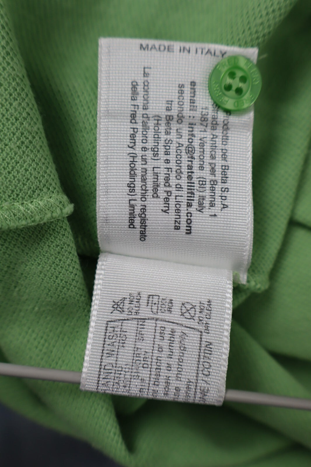 FRED PERRY POLO MAGLIA UOMO COTONE TG 44" 112CM  MAN SHIRT CASUAL VINTAGE