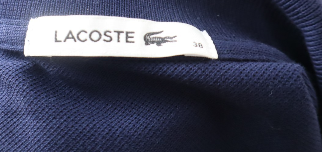 LACOSTE POLO MAGLIA DONNA COTONE 38 WOMAN COTTON SHIRT CASUAL VINTAGE MANICA 3/4