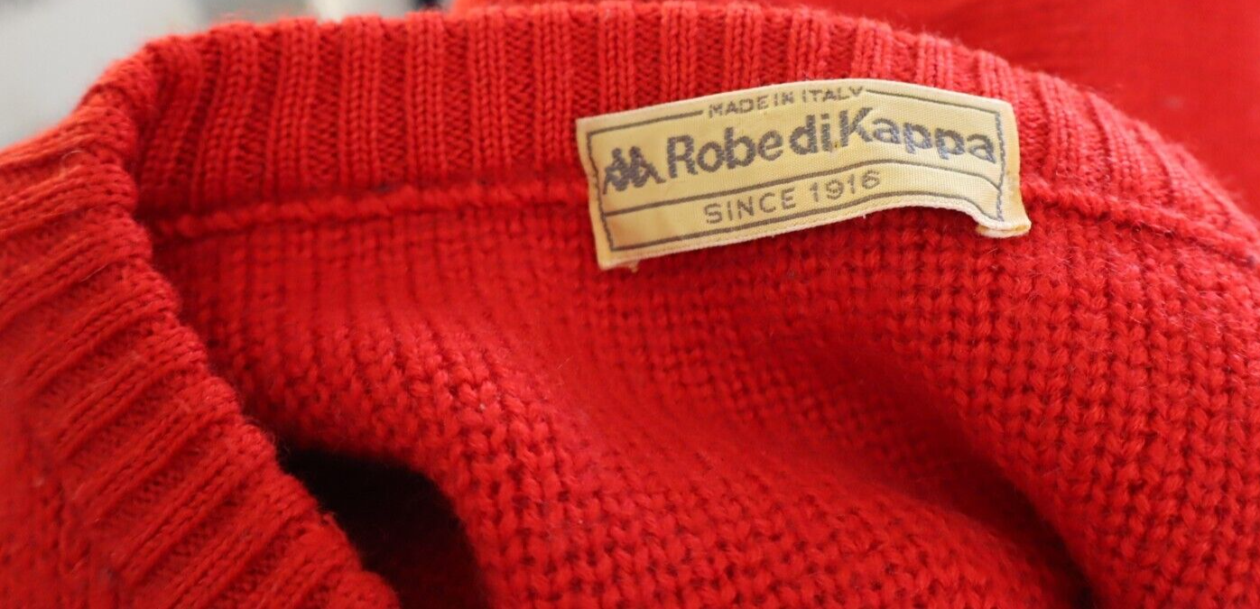 ROBE DI KAPPA MAGLIONE LANA WOOL UOMO Tg I 48 MAN CASUAL VINTAGE SWEATER