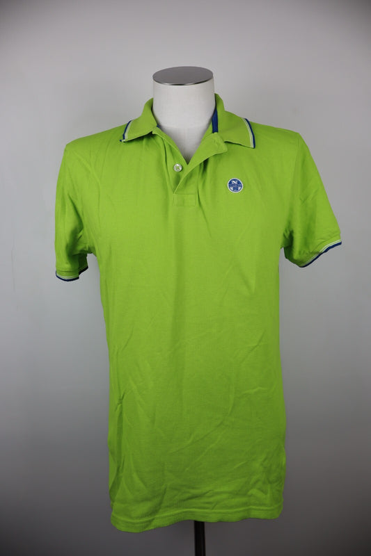 NORTH SAILS MAGLIA POLO UOMO TG. L MAN T-SHIRT CASUAL VINTAGE COTONE COTTON