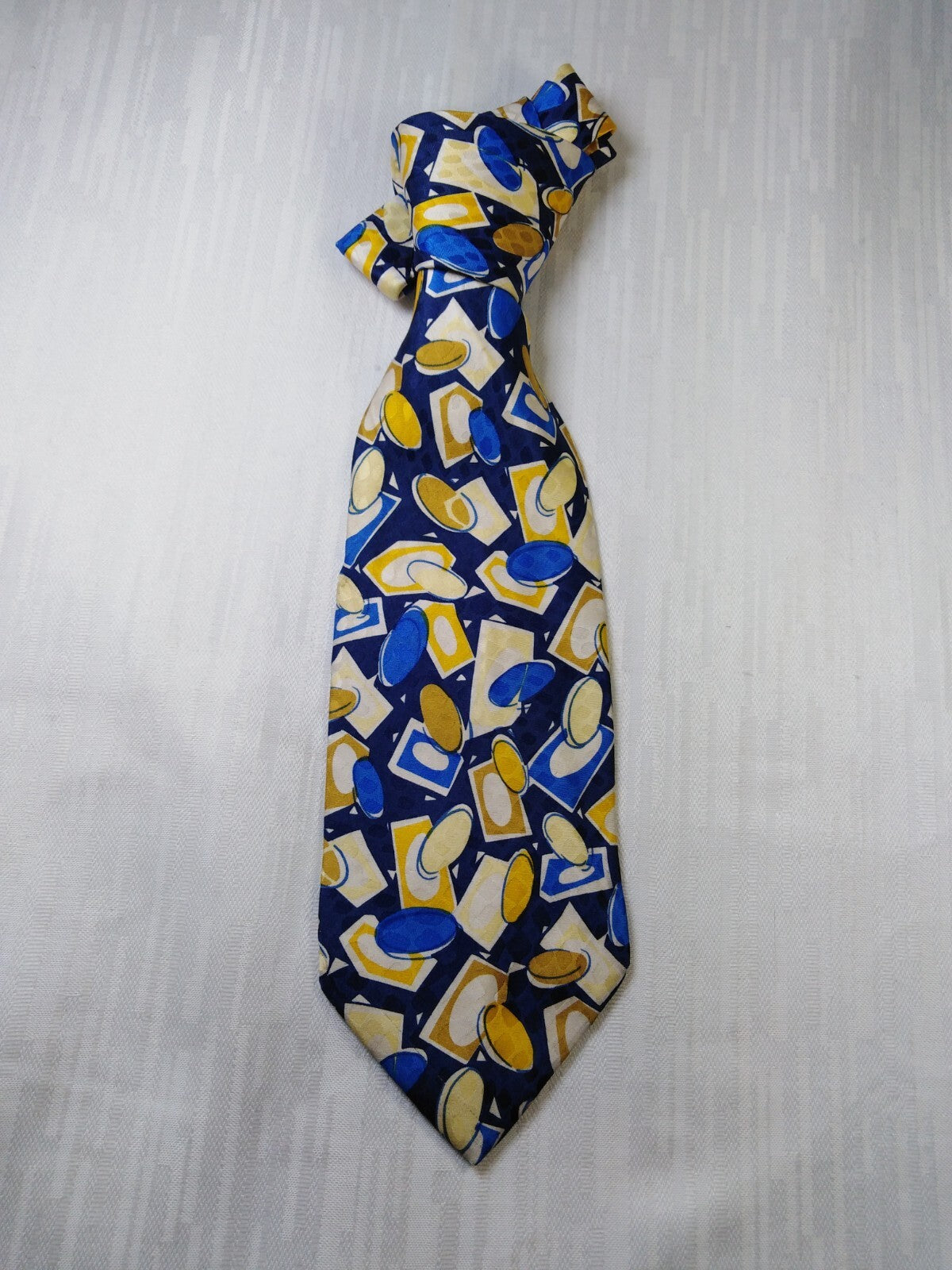 BARTON MODA 100% SILK TIE SETA CRAVATTA NECKTIE MADE IN ITALIA CLASSIC