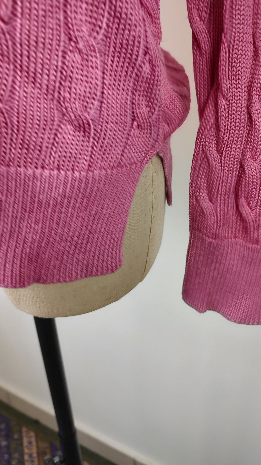 POLO RALPH LAUREN MAGLIONE COTONE DONNA TG S WOMAN CASUAL SWEATER ITALY