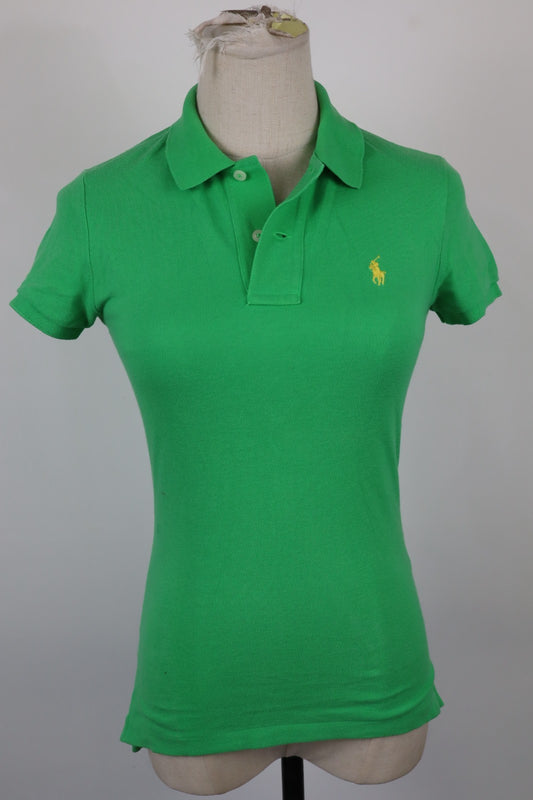 RALPH LAUREN THE SKINNY POLO DONNA COTONE TG. S WOMAN COTTON CASUAL VINTAGE