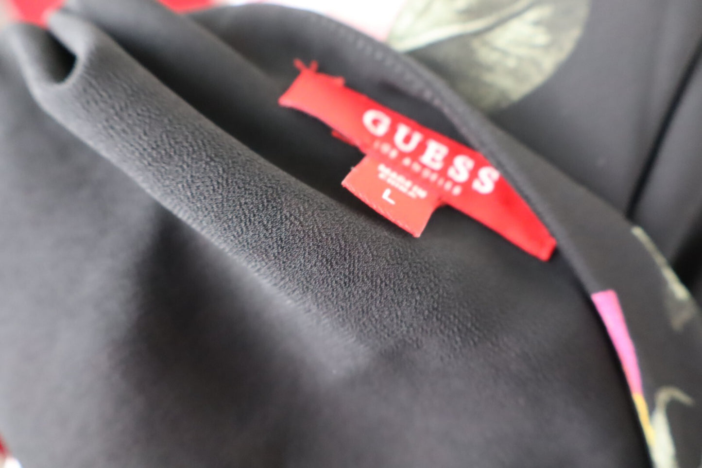 GUESS VESTITO ABITO DONNA TG. L WOMAN CASUAL VINTAGE DRESS