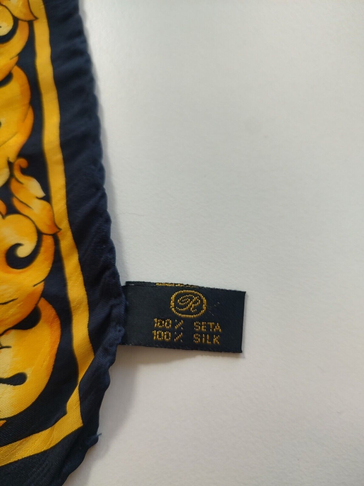 R  FOULARD 100% SILK SCARVES SCARF RECTANGLE SETA MADE IN ITALY