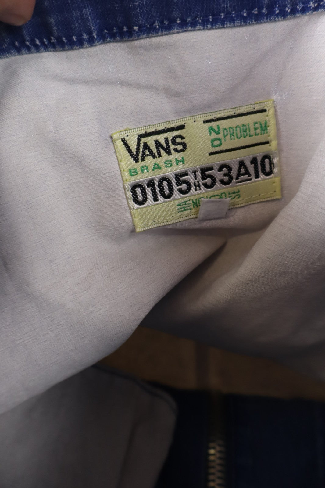 VANS GIUBBINO JEANS COTONE UOMO TG M MAN JACKET CASUAL VINTAGE DENIM COTTON