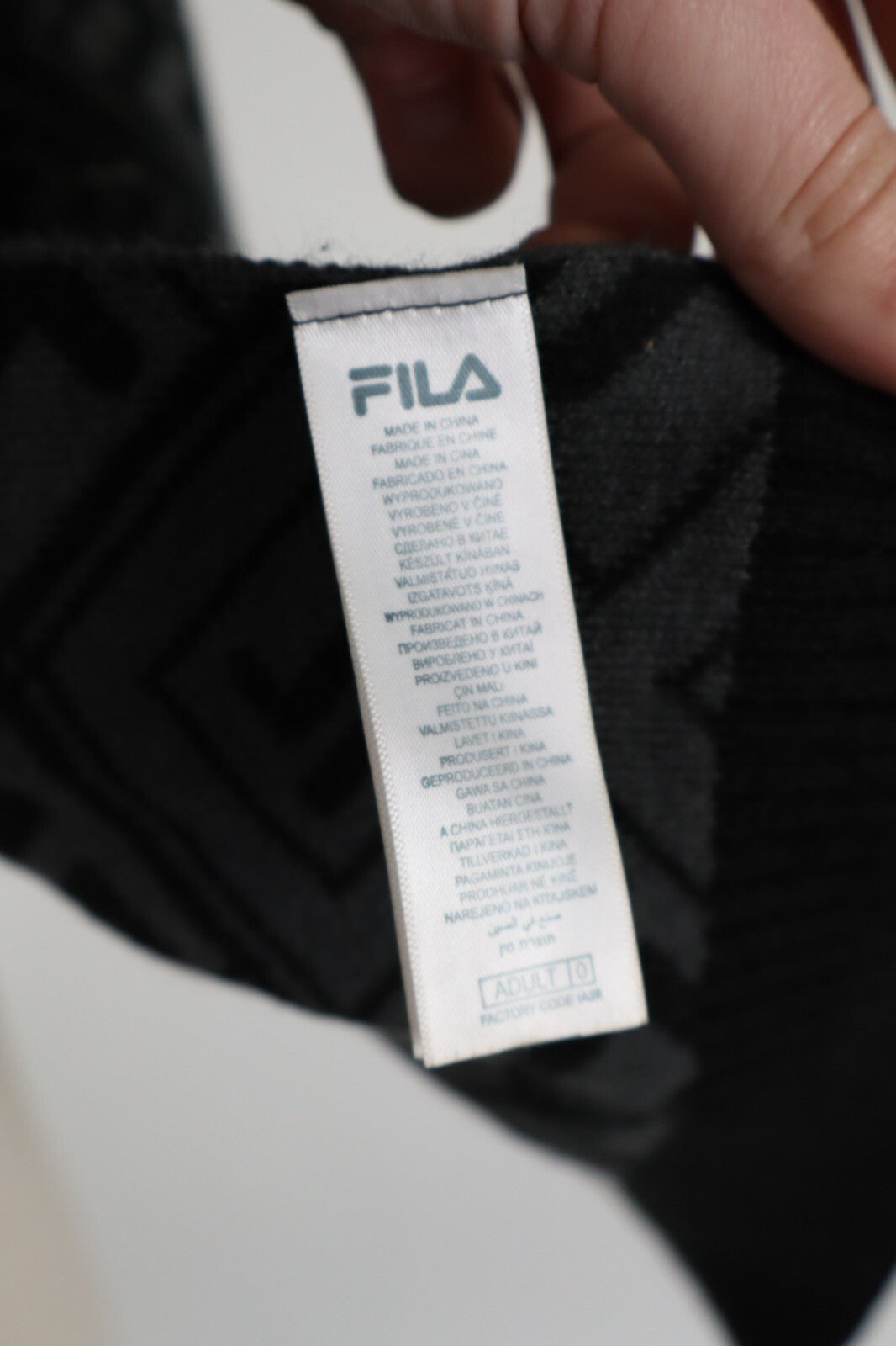 FILA SCIARPA UOMO DONNA UNISEX WOMAN MAN VINTAGE CASUAL SCARF