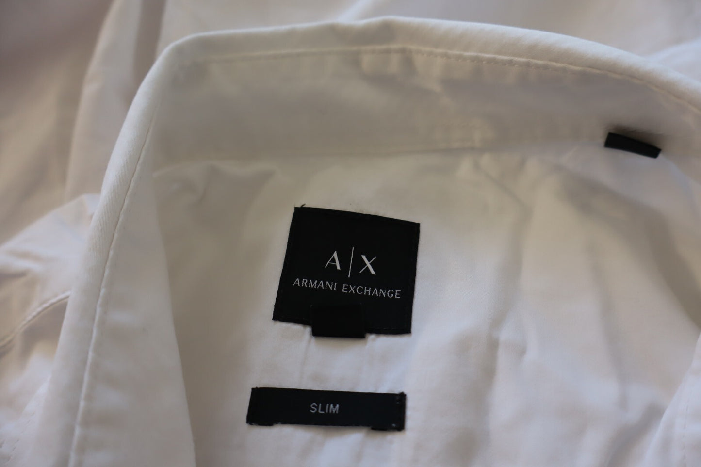 AX ARMANI EXCHANGE CAMICIA UOMO COTONE TG. S SLIM MAN CASUAL VINTAGE SHIRT