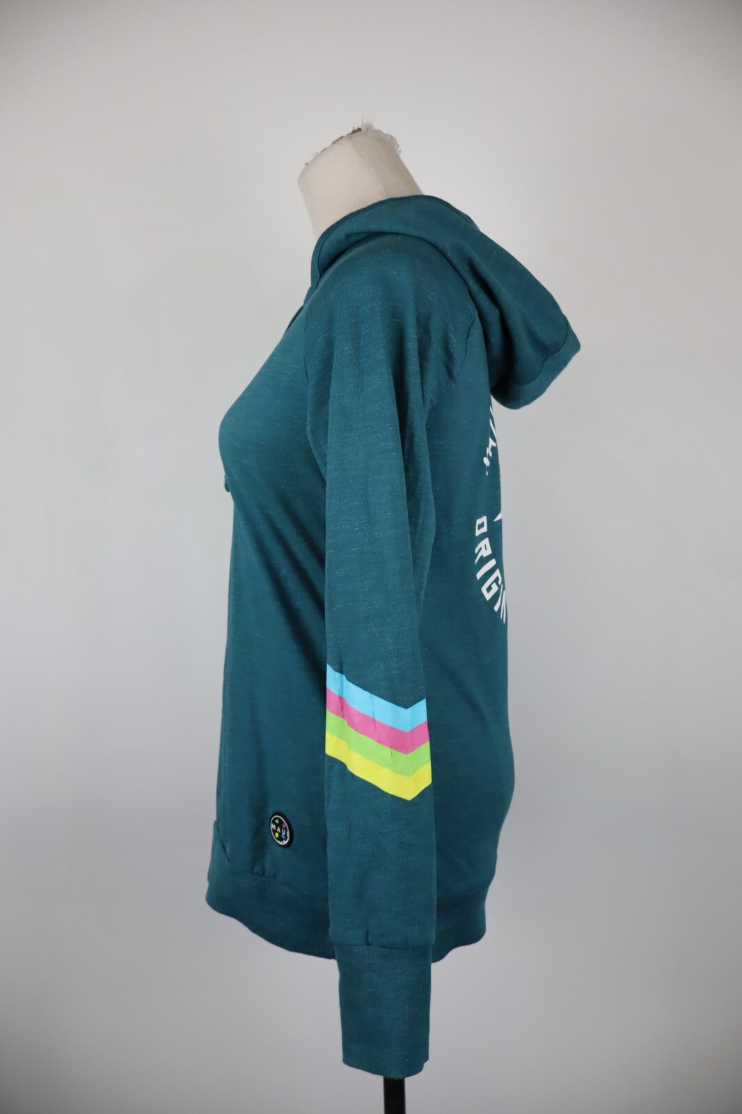 MAUI FELPA CAPPUCCIO DONNA Tg XS COTONE WOMAN CASUAL VINTAGE SPORT SWEATSHIRT