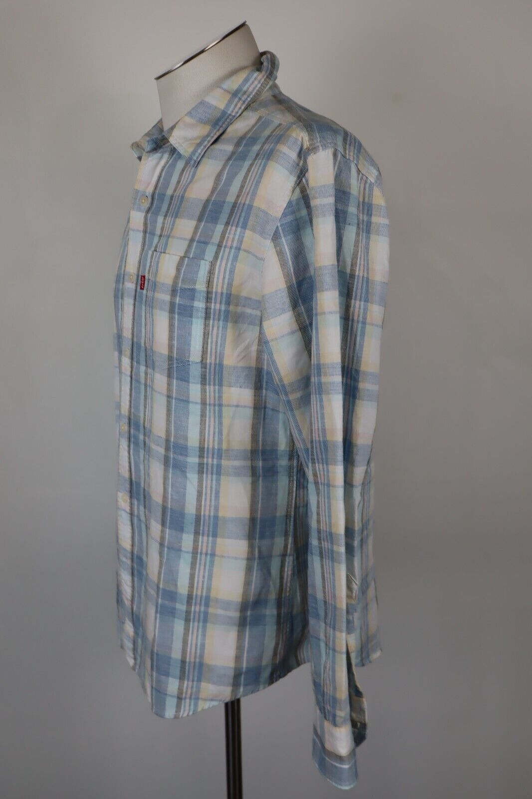 LEVI'S CAMICIA UOMO TG L MAN SHIRT CASUAL VINTAGE COTONE COTTON