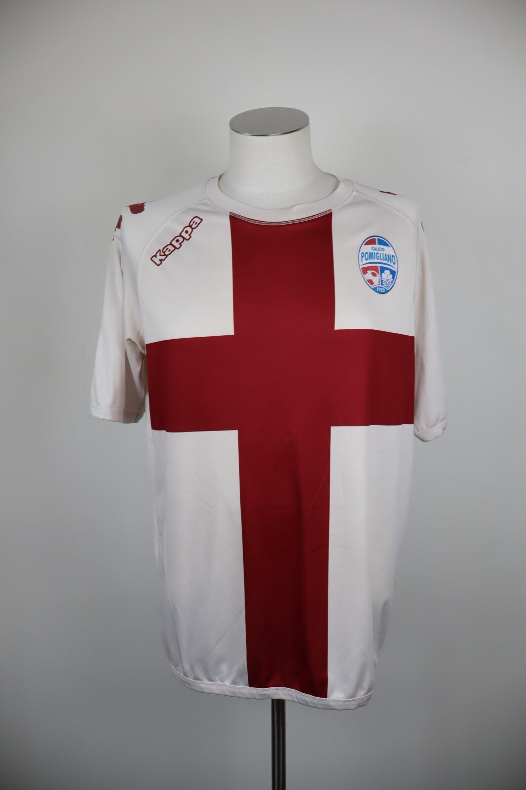 KAPPA POMIGLIANO N 2 MAGLIA CALCIO UOMO Tg L SOCCER  SHIRT TRIKOT JERSEY SPORT