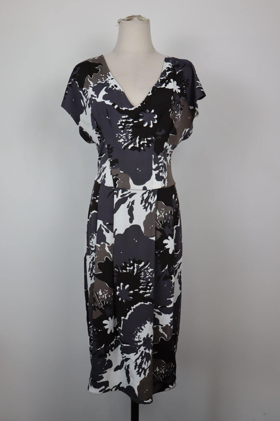 SIMONA BARBIERI TWINSET VESTITO DONNA TG. M WOMAN CASUAL VINTAGE DRESS VISCOSA